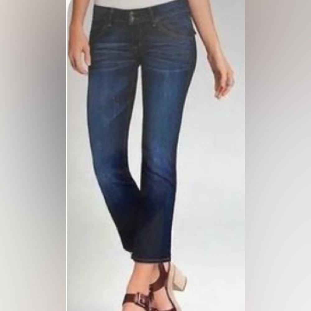 Hudson Jeans -  Dark Blue Cropped Ankle Jeans - 29